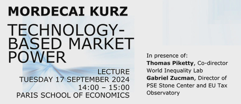 Lecture by Mordecai Kurz